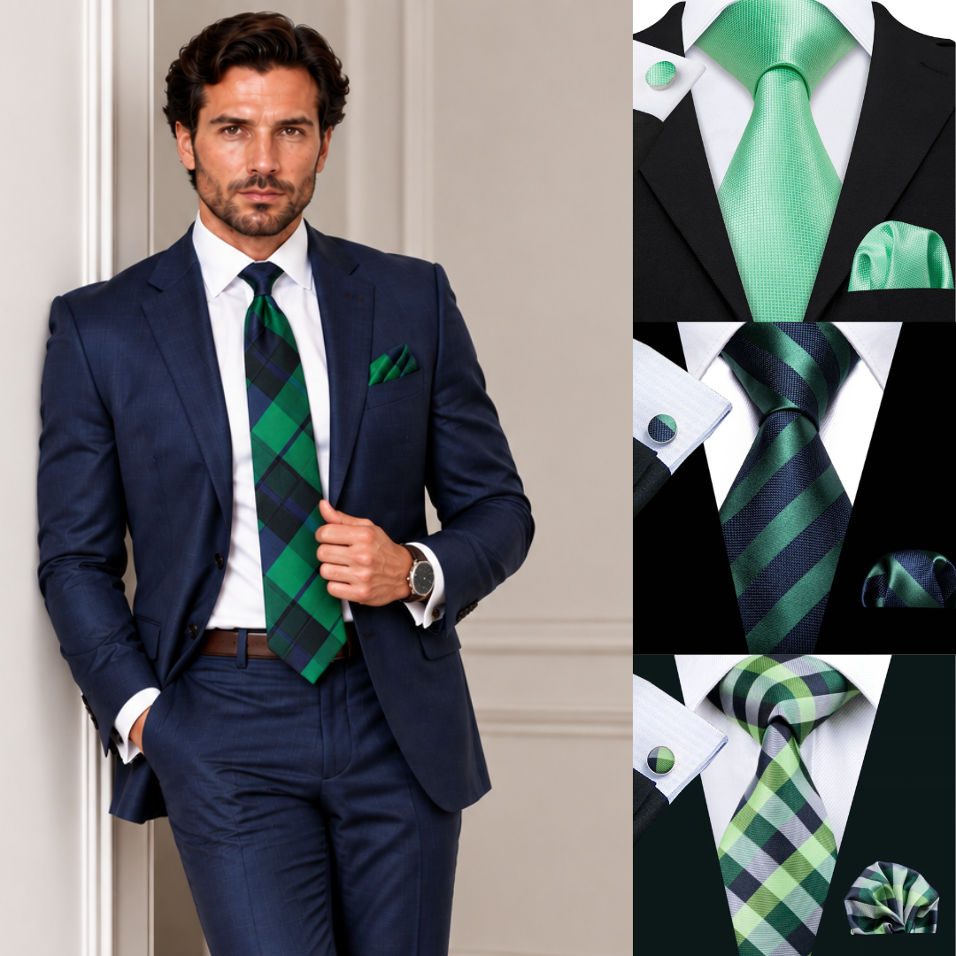 Verdant Signature Tie & Accessories Set