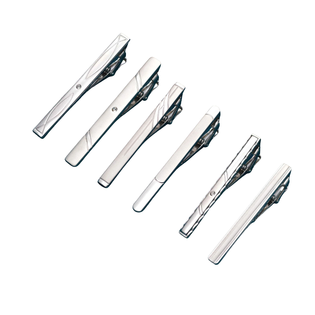 Silver Regent™ Diamond Tie Clip