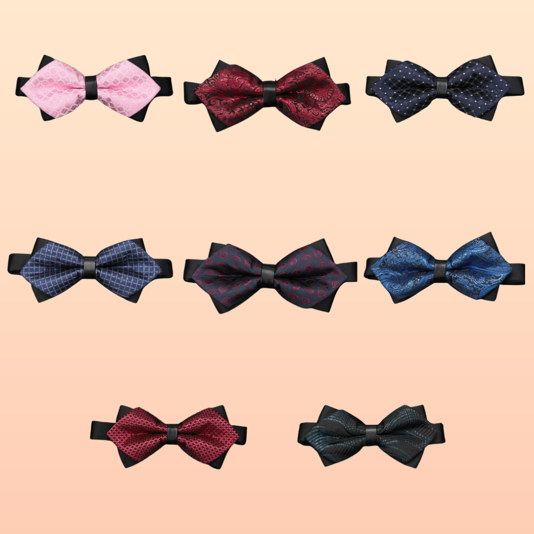Luxurious Butterfly Bow Tie – Elegant Formal Accessory for Men