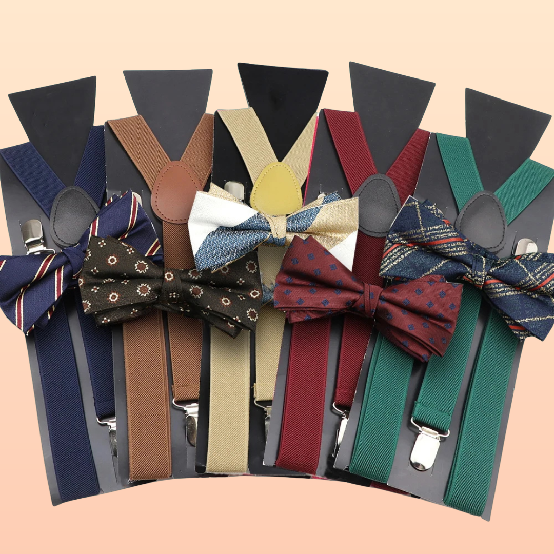 Langford Striped Suspenders