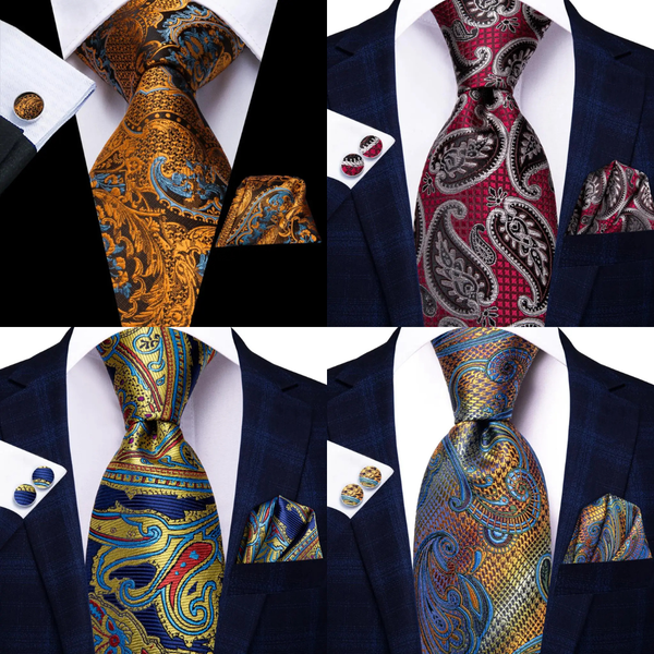Crimson & Purple Paisley