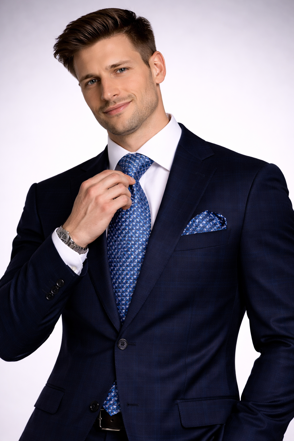 Peacock Blue Paisley