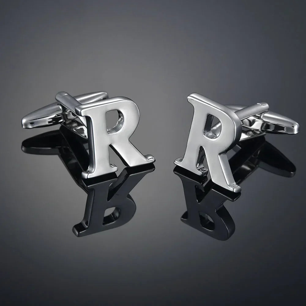 Monogram Elegance A–Z Cufflinks
