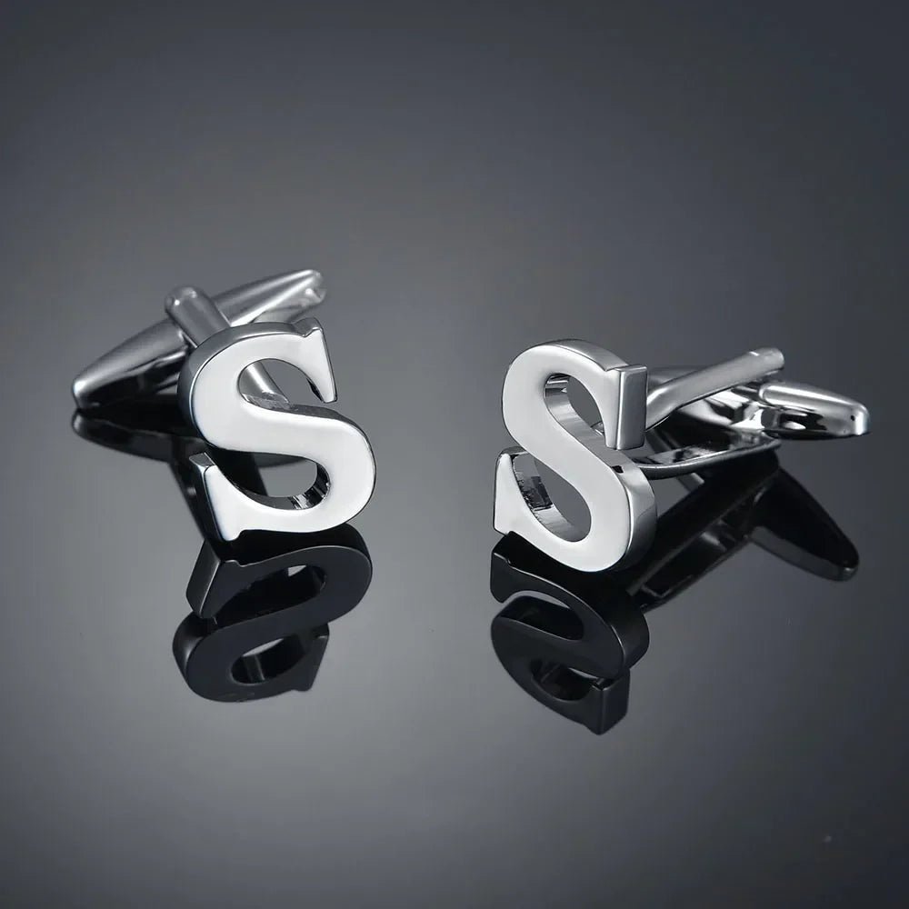 Monogram Elegance A–Z Cufflinks