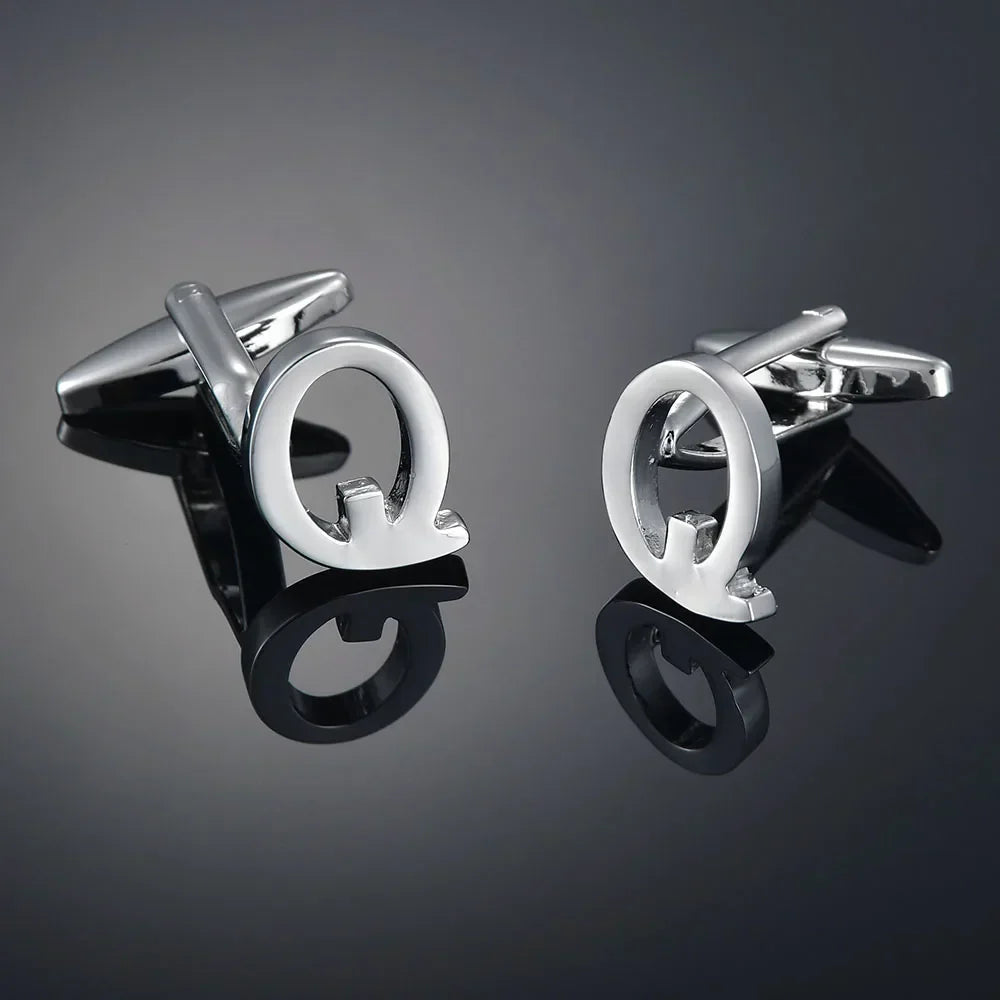 Monogram Elegance A–Z Cufflinks