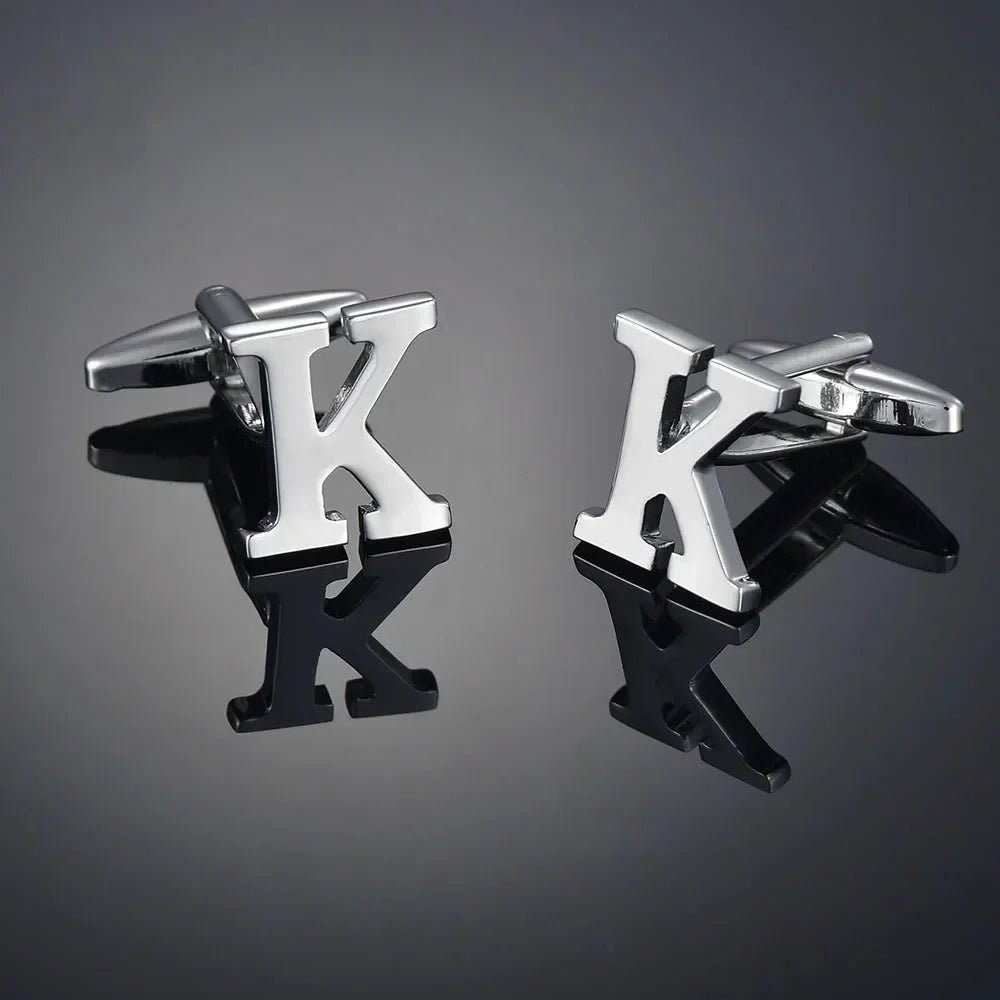 Monogram Elegance A–Z Cufflinks