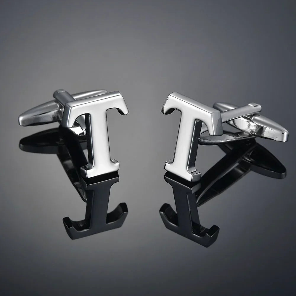 Monogram Elegance A–Z Cufflinks