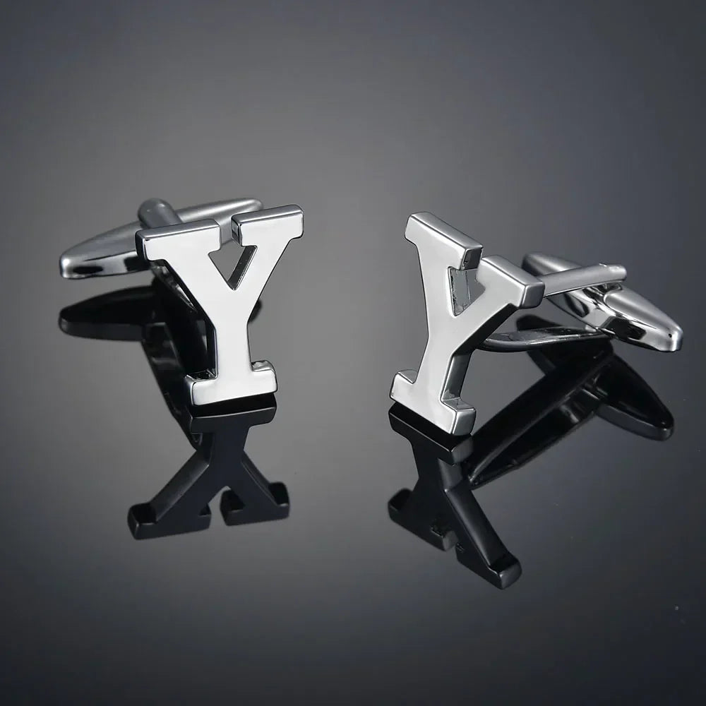 Monogram Elegance A–Z Cufflinks