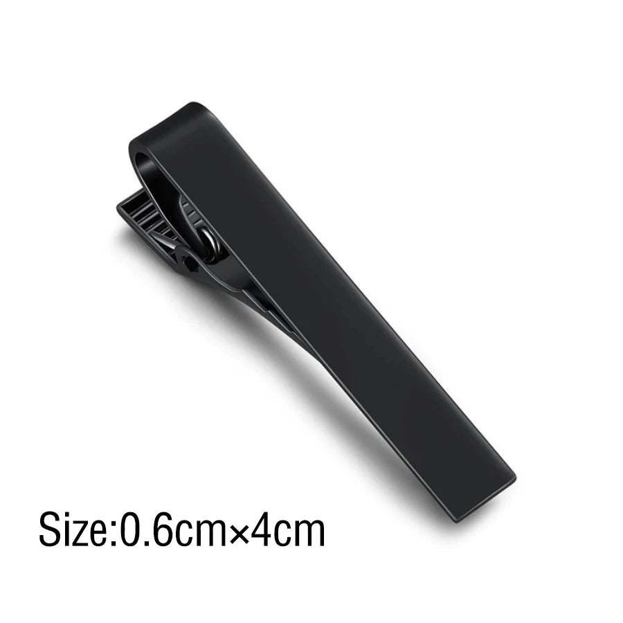 MetroBar™ Classic Metal Tie Clip – Minimalist Necktie Clasp for Men