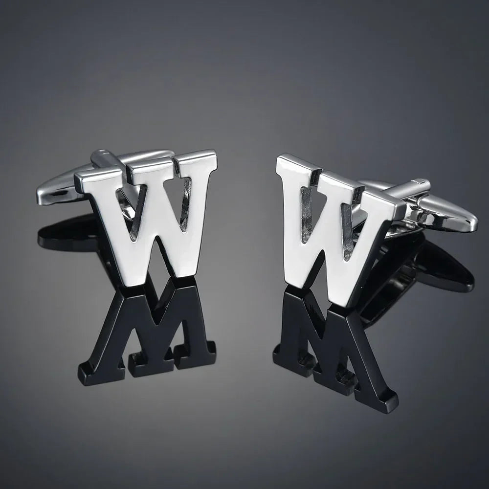 Monogram Elegance A–Z Cufflinks