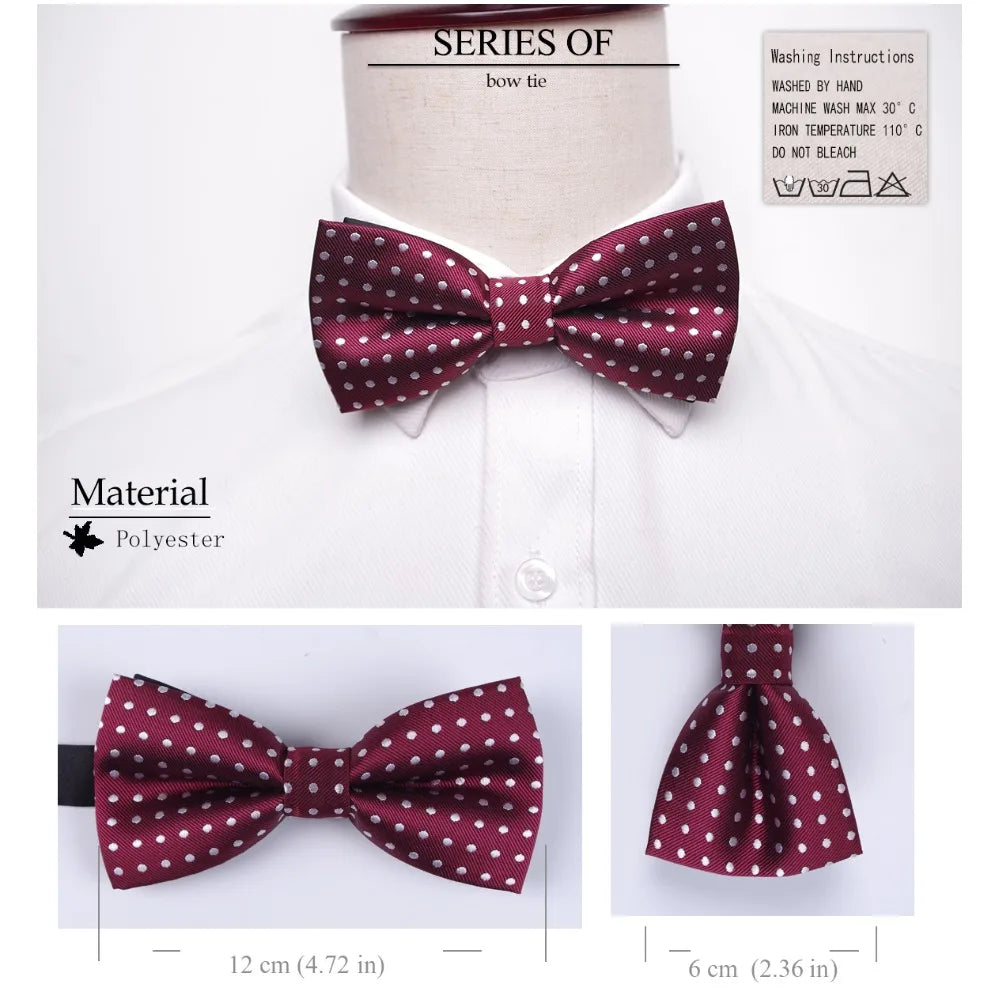 Stylish Striped Knit Bow Tie – Modern Elegance for Formal and Casual Wear