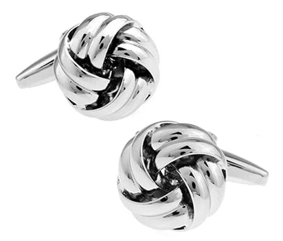 The Windsor Black Knot Cufflinks