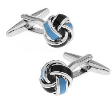 The Windsor Black Knot Cufflinks