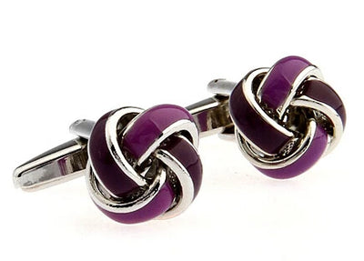 The Windsor Black Knot Cufflinks