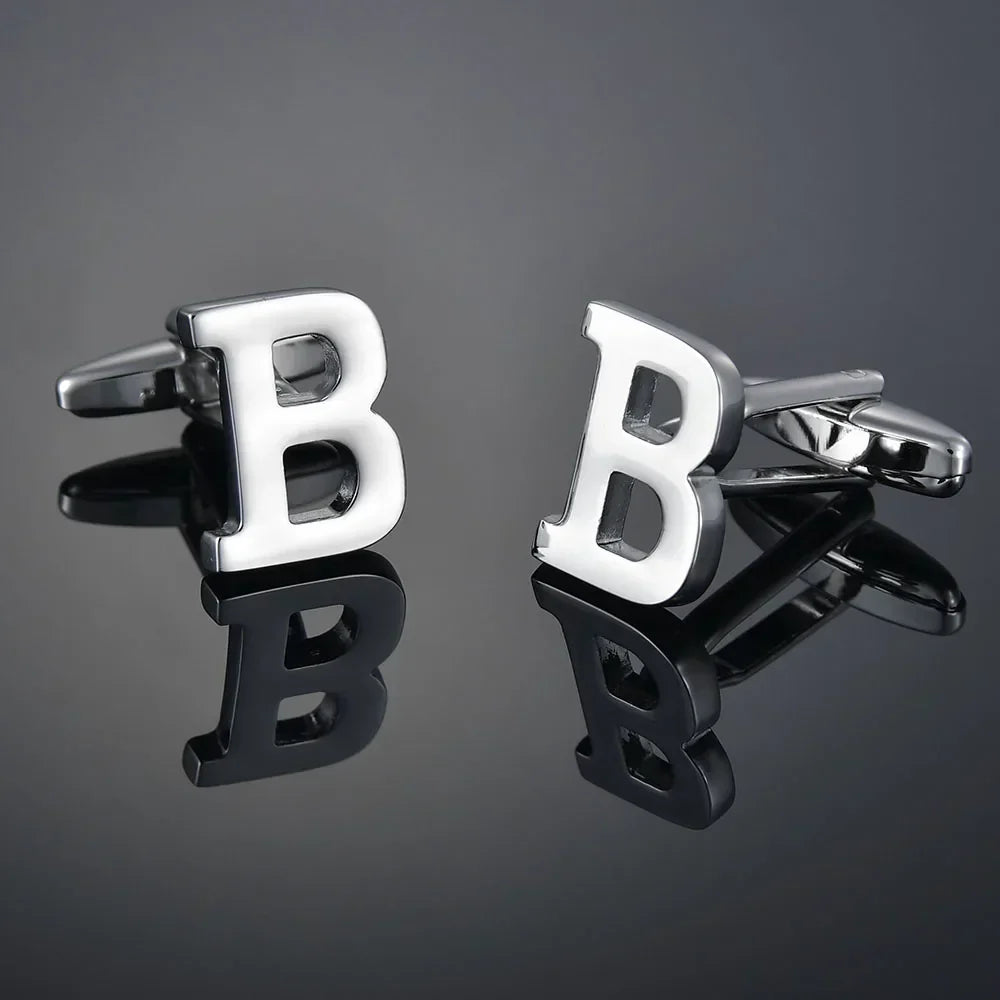 Monogram Elegance A–Z Cufflinks