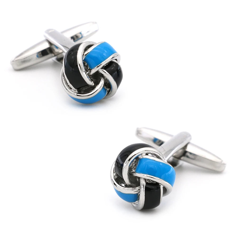 The Windsor Black Knot Cufflinks