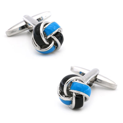 The Windsor Black Knot Cufflinks