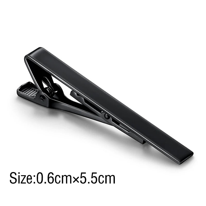 MetroBar™ Classic Metal Tie Clip – Minimalist Necktie Clasp for Men