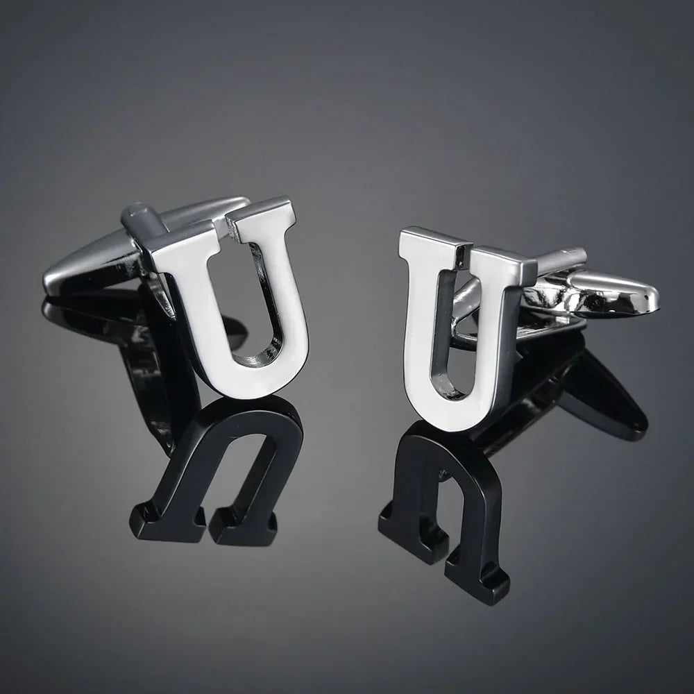 Monogram Elegance A–Z Cufflinks
