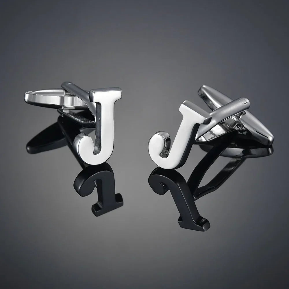 Monogram Elegance A–Z Cufflinks