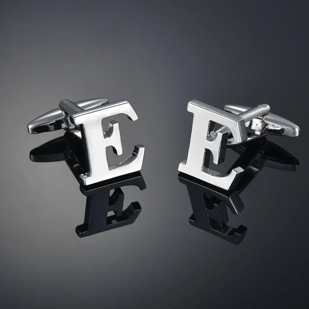 Monogram Elegance A–Z Cufflinks