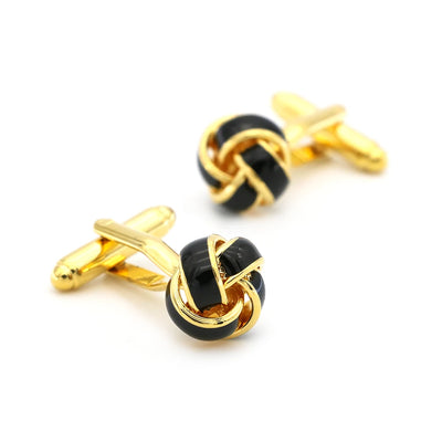The Windsor Black Knot Cufflinks