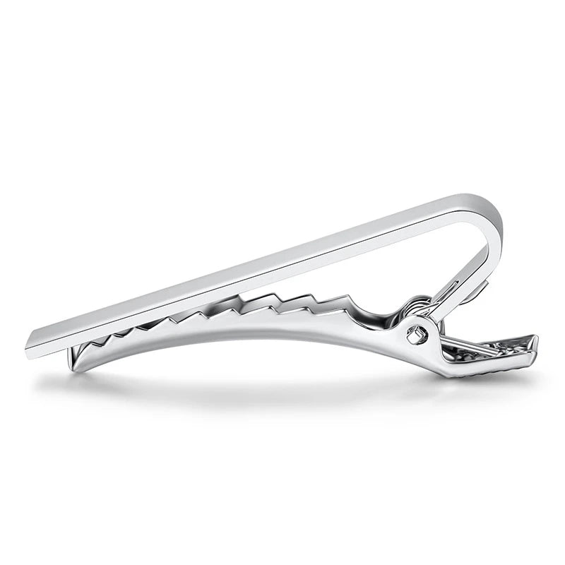 MetroBar™ Classic Metal Tie Clip – Minimalist Necktie Clasp for Men