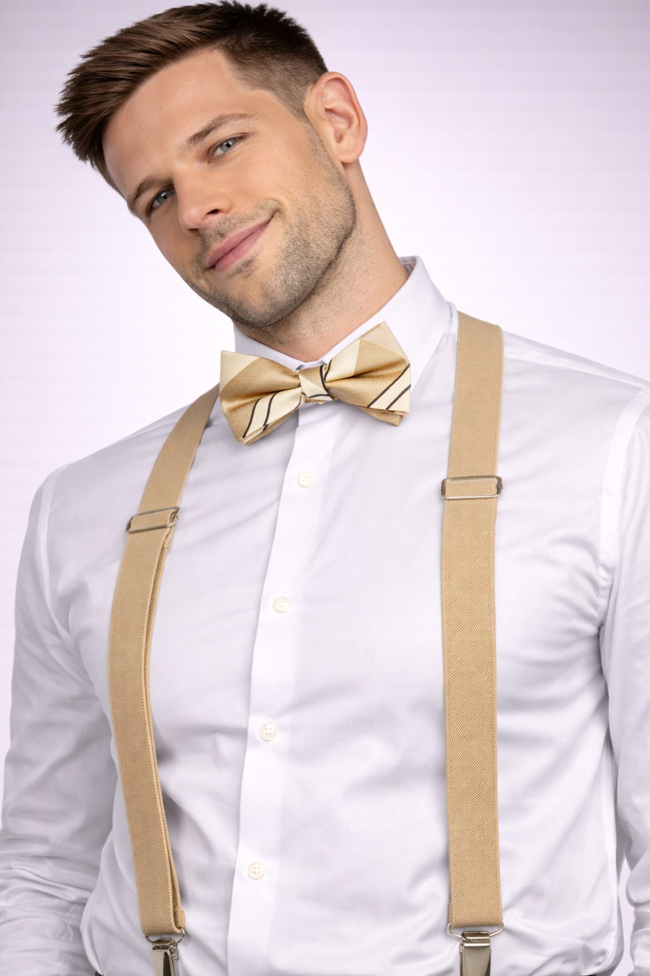 Langford Striped Suspenders