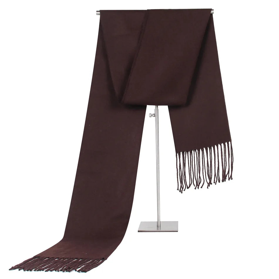 Velano Classic Cashmere-Feel Scarf – Timeless Warmth and Effortless Style