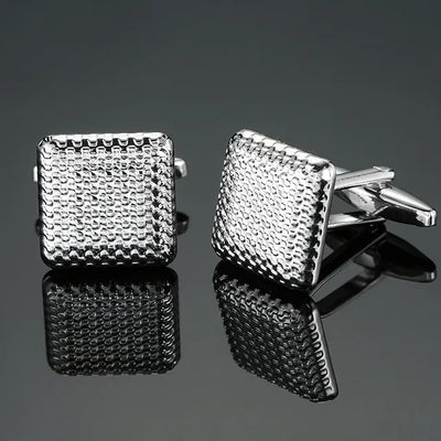 High-Quality Square Copper Cufflinks – Luxury Business & Formal Shirt Accessories for Men