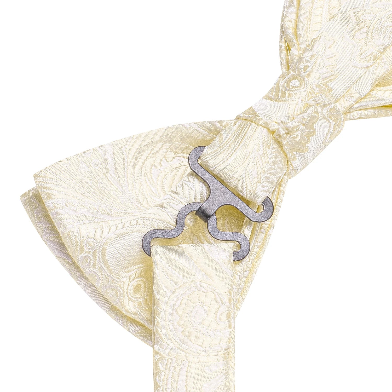 Champagne Gold Floral Pre-Tied Bow Tie Gift Set