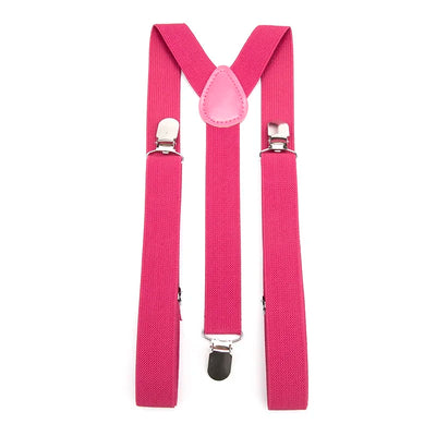 Elegant Elastic Y-Back Suspenders – Adjustable Unisex Braces in 26 Colors