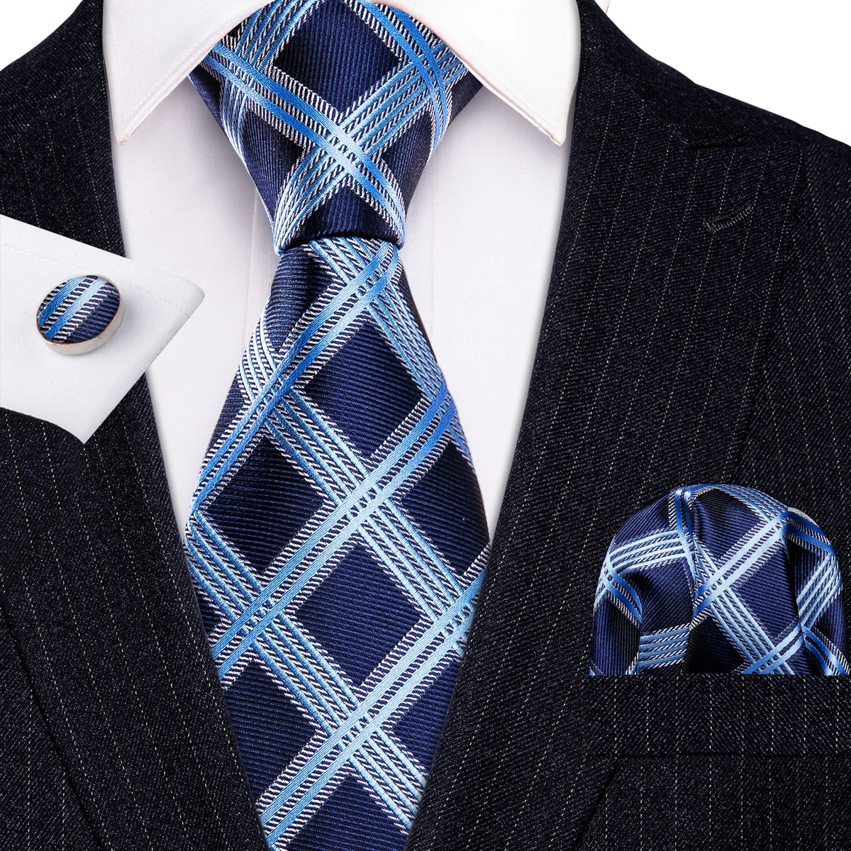 The Checkmate Plaid Tie Set