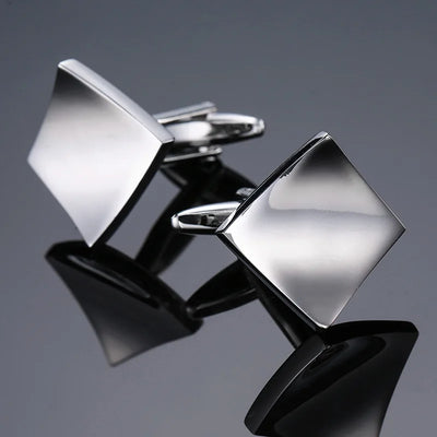 High-Quality Square Copper Cufflinks – Luxury Business & Formal Shirt Accessories for Men