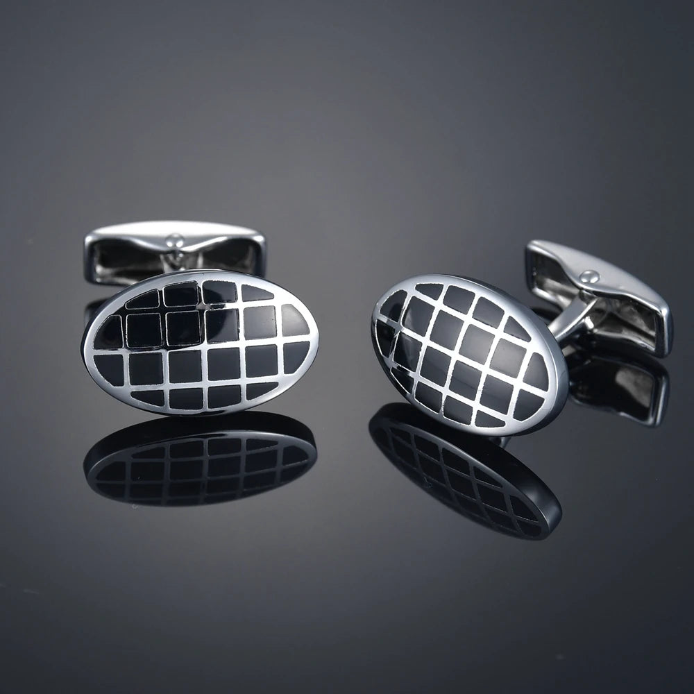 EternaStone Round & Oval Cufflinks