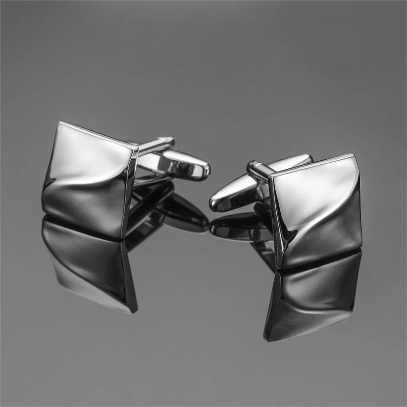 Luxury Square Laser-Engraved Cufflinks