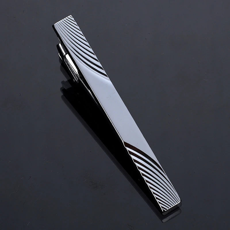 RegalLink™ Gold Tie Clip with Chain – Luxury Men’s Tie Bar for Weddings & Business