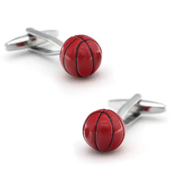 Sports Ball Brass Cufflinks