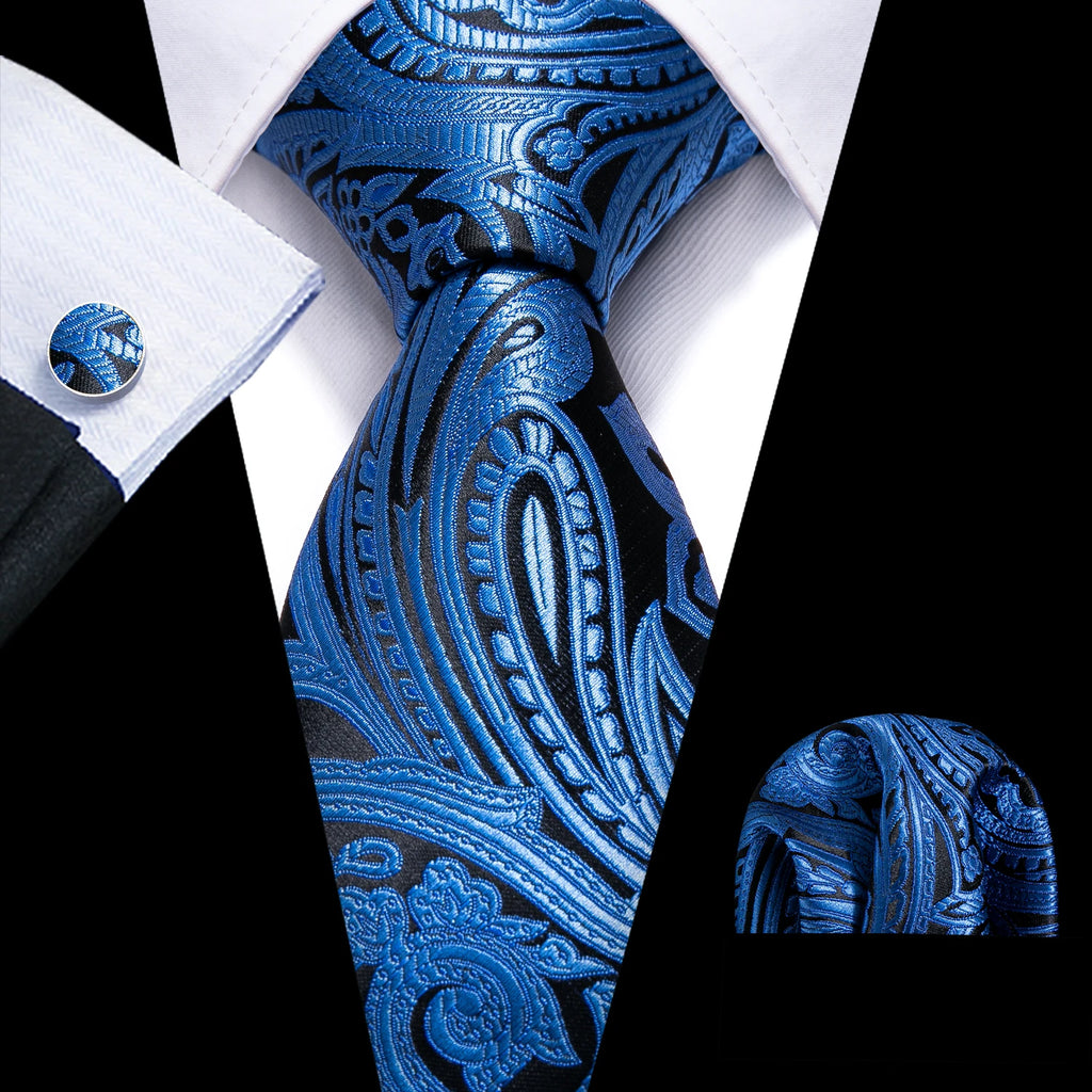 The Blue Spectrum Silk Tie Set