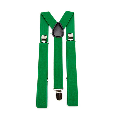 Elegant Elastic Y-Back Suspenders – Adjustable Unisex Braces in 26 Colors