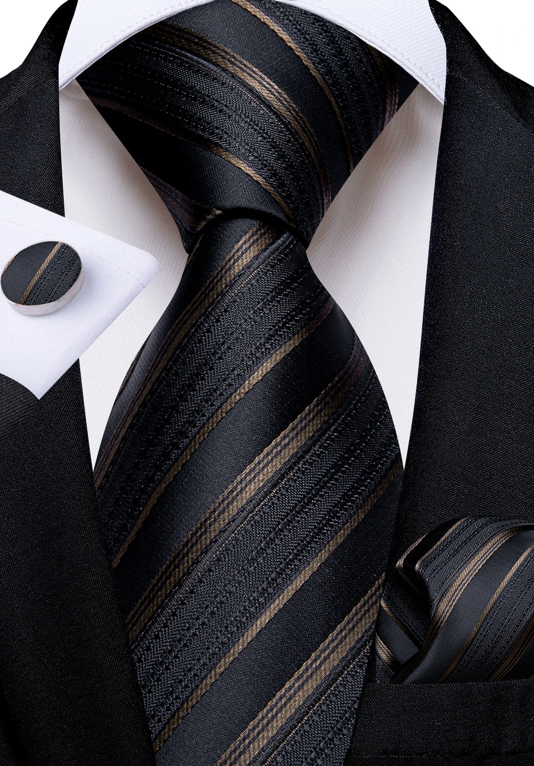The Regent Stripe Tie Set