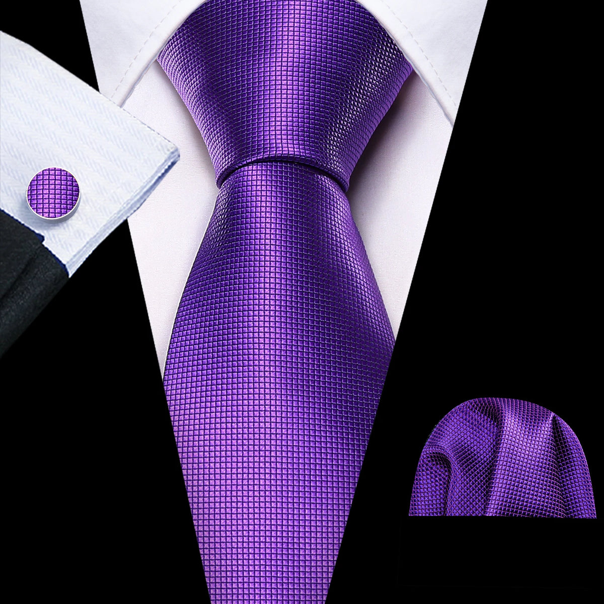Violet Heritage Tie & Accessories Set