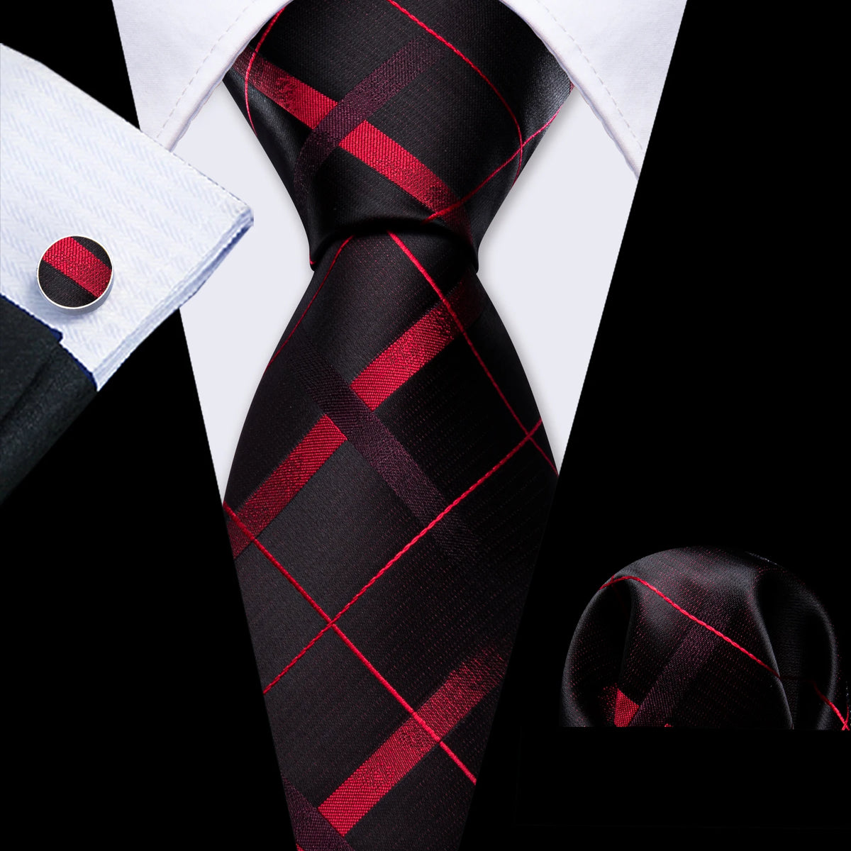 The Checkmate Plaid Tie Set