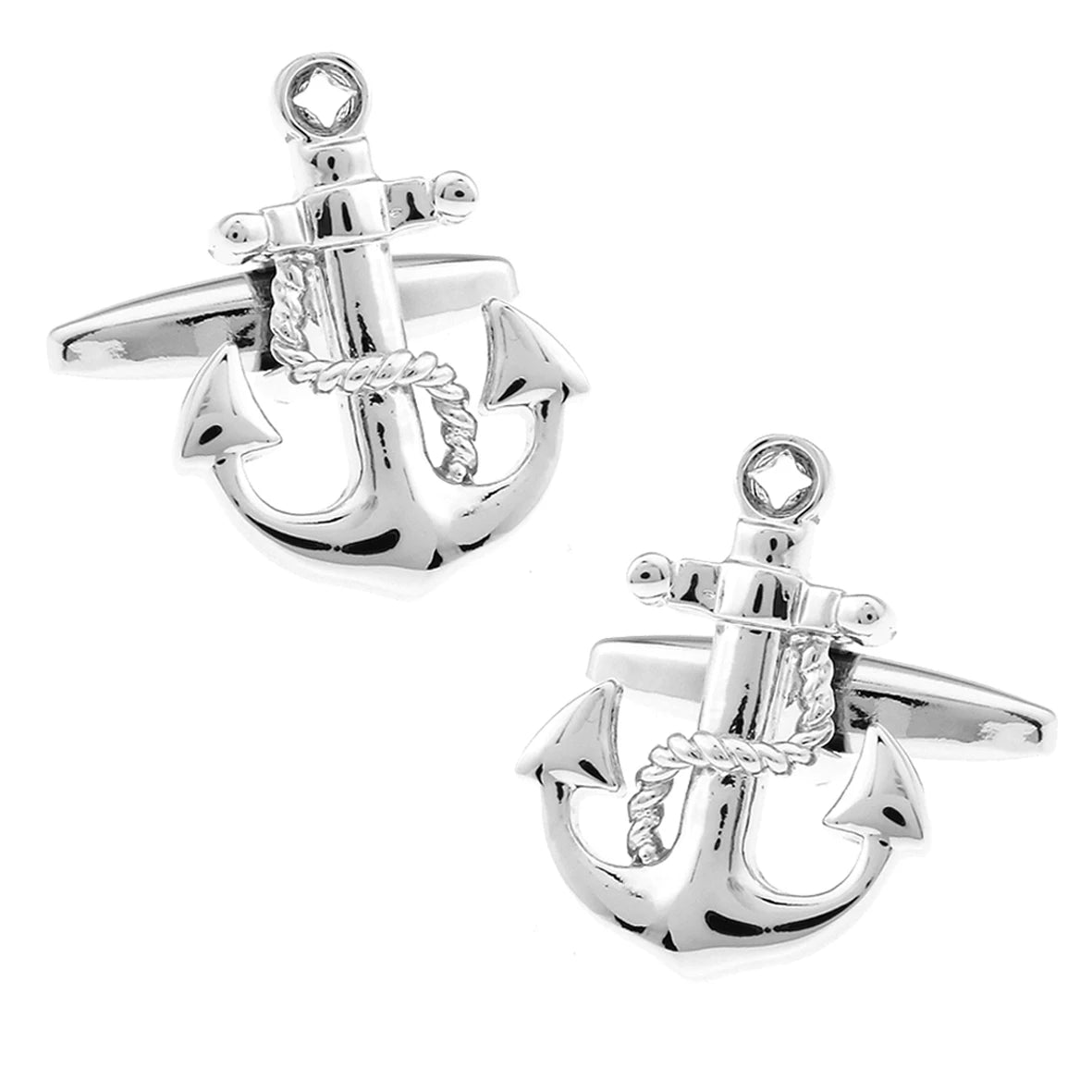 Classic Engine Motif Brass Cufflinks