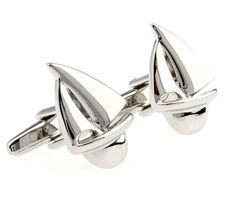 Classic Engine Motif Brass Cufflinks