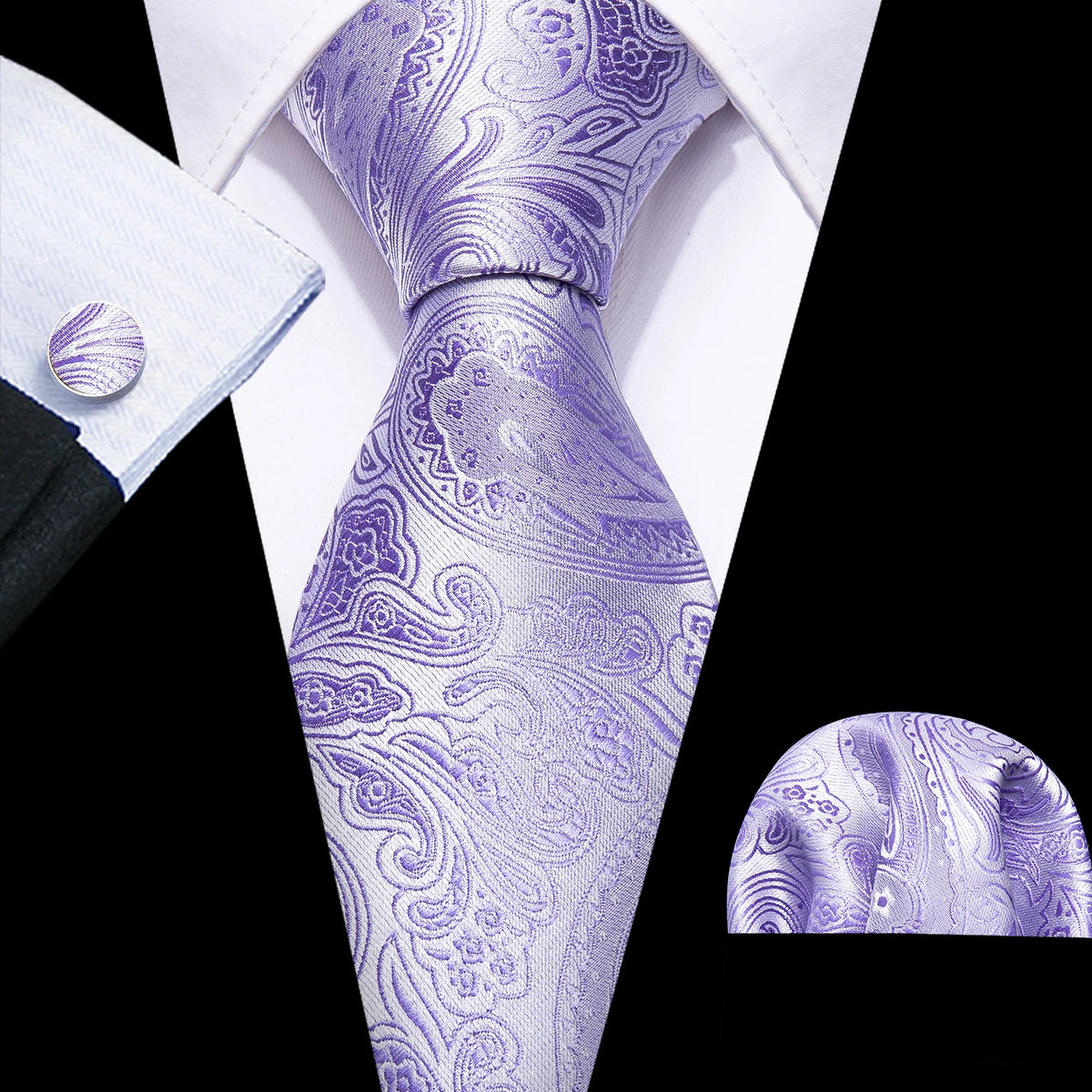 Violet Heritage Tie & Accessories Set