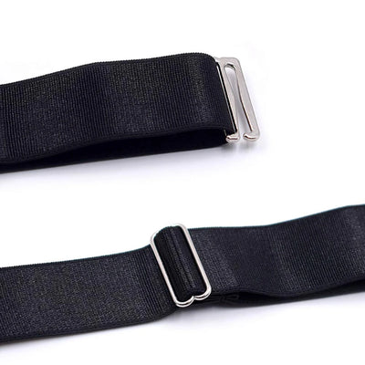 Men’s Adjustable Shirt Stays – Non-Slip Elastic Garters for a Perfectly Tucked Look