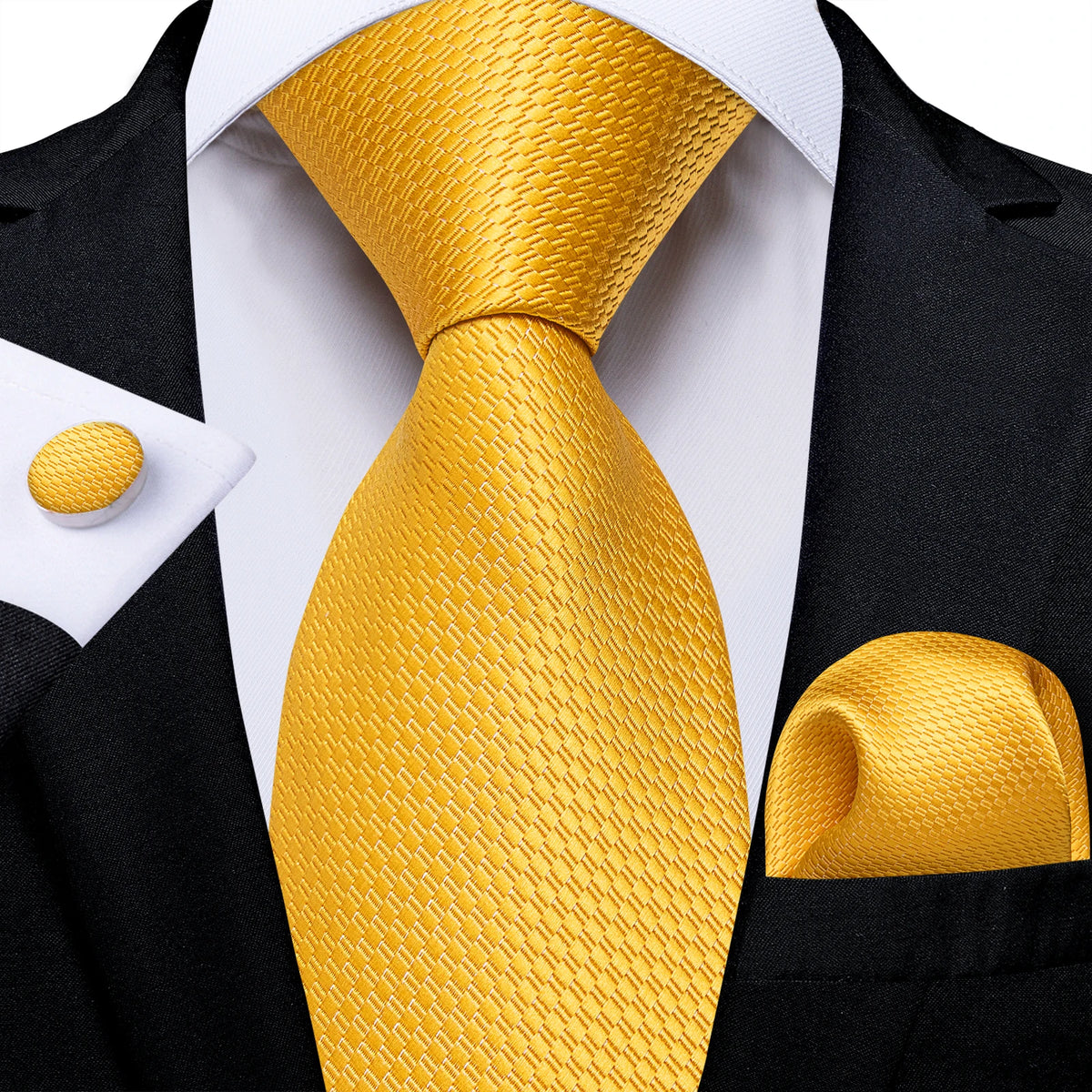 Elliot Textured Tie & Formal Accessories Set – 3 Piece