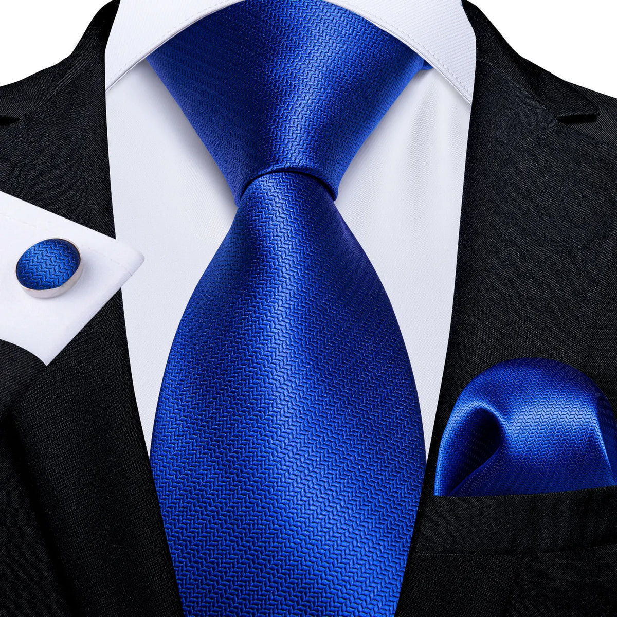 Elliot Textured Tie & Formal Accessories Set – 3 Piece