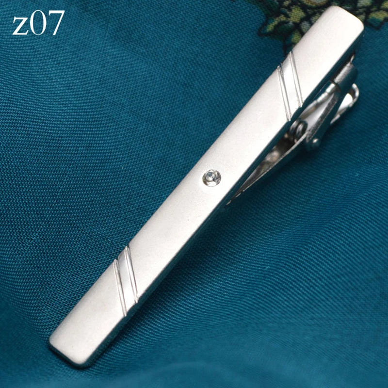 Silver Regent™ Diamond Tie Clip